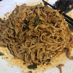 三国志 - 冷やし汁なし担々麺（大盛）辛さ３（混ぜた後）