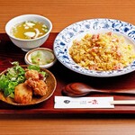 Chaini- Zushuku Sai Ichirin - 
      カニ肉入りレタス焼き飯セット