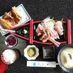 網元の宿　あお来 - お刺身定食
