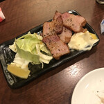 立ち呑み くにし - 炙りベーコン