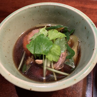 蕎麦懐石 無庵 - 鴨せいろ つけ汁