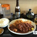 とんかつ ひろ喜 - 特大上ロースとんかつ定食