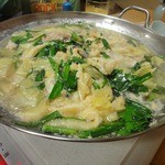 かどや - 地鶏鍋（完成）