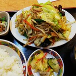 十勝 - 野菜炒め定食（￥８００税込み）