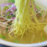麺屋 ふくじゅ - 煮干し塩の麺