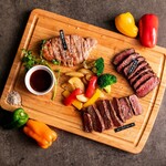 3 types of wagyu Steak plate