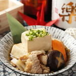 ● Meat tofu made with Tokachi pork belly and Daiginjo tofu