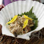 ● Snow crab and crab miso dressed in Hokkaido