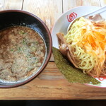 みやこいち - 辛ねぎつけ麺(910円＋税)