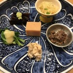 日本ばし さく間 - 先付（季節総菜のハーモニー♪）