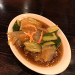 芙蓉麻婆麺 - 甘酢中華クラゲ