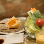創作串揚げ専門店 ミラージュ - 料理写真:帆立いくら