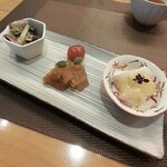 中国菜つじ岡 - 飲茶ランチの前菜