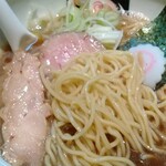 おおぜき中華そば店 - 麺の感じ