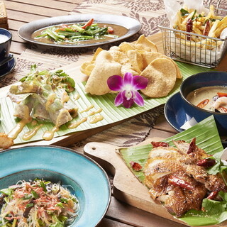 2 5時間飲み放題付き 女子会コース タイ料理 タラート 十日市場 タイ料理 食べログ