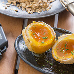 燻し玉子また渋い