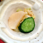 遊食旬菜 meji菜 - 和やか弁当１０００円　漬物