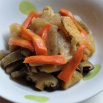 丸森物産いちば 八雄館 - 切干大根のお惣菜：いい味♬
