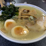ラーメン 前田家 - ラーメン　メンマ・煮卵トッピング
