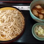 落合館 - あったかつけ麺 猪￥1400-