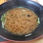金寿司 地魚定 - 赤出汁の味噌汁