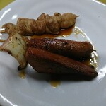 焼き鳥きむら - シロ、レバー、ハツ