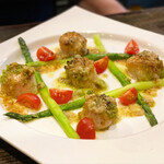 2. Grilled scallops with shallot butter