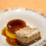 サイゼリヤ - 料理写真:2020.3 プリンとカプチーノの盛合せ(399円)