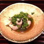 Ayano Kouji Karatsu - 牛肉と花山椒のしゃぶしゃぶ 一皿目
