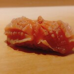 すし幸徳 - これってネタの良し悪しがよく出ますよね本日に素晴らしい赤貝でしたよ