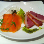 taku - サーモンとカモロースト