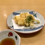 寿しゆう - 穴子の天ぷら。