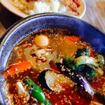 アジアンスープカリー べす - 2020/3  フィッシフライ＆焼チーズカリーダブル