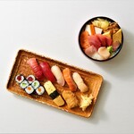 (Limited quantity) Lunch nigiri (7 pieces and a roll)