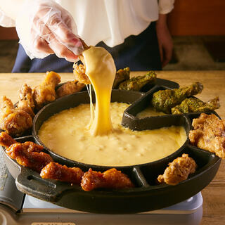 人気グルメ とろ り伸びるufoチキンフォンデュ 1人前 1 480円 500円で食べ放題 ひなた 広島袋町店 Hinata 八丁堀 居酒屋 食べログ