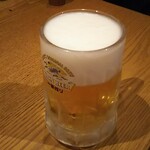 山のしずく旬菜家 - 生ビール