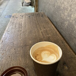 コーヒー ポトホト - 黒糖練乳カプチーノ②