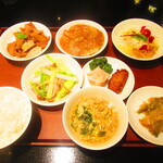 黄鶴 - ランチ小皿定食　２８００円（税込）【２０２０年３月】