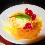 黄鶴 - ランチ小皿定食　２８００円（税込）のサラダのアップ【２０２０年３月】