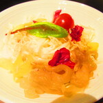 黄鶴 - ランチ小皿定食　２８００円（税込）のサラダのアップ【２０２０年３月】