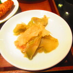 黄鶴 - ランチ小皿定食　２７００円（税込）のザーサイ【２０２０年３月】