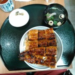 Hitsumabushi Inou - 上うなぎ丼。ご飯は大盛