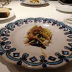 オステリア・オ・ジラソーレ - 明石の鯛のカルパッチョ