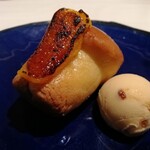 オステリア・オ・ジラソーレ - 日焼けしたババとラムレーズンのジェラート