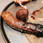 銀座 大石 - せせりも連れのハツ