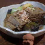 朝めし酒場 ナニコレ食堂 - 茄子と厚揚げの煮物