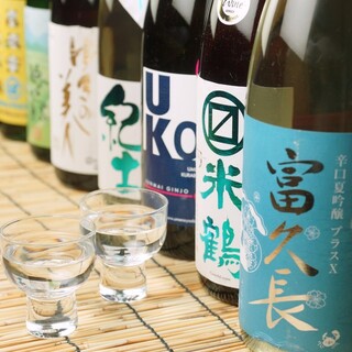 《料理と相性抜群》日本酒、地酒を数多く取り揃え！