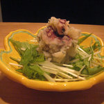 蕎麦 案山子 - タコとじゃが芋の温サラダ