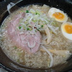 山手 別館 - 白らーめん＋味付玉子