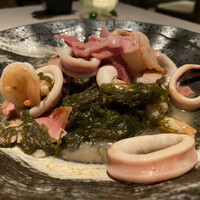 グスク - 海鮮ともずくの炒め物